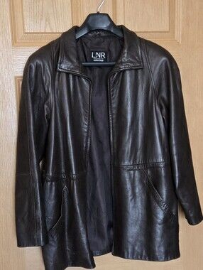 LNR for Nordstrom Dark Brown Leather Jacket